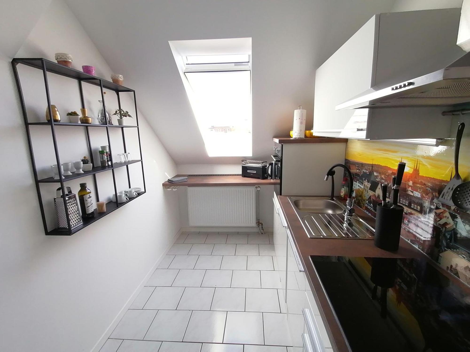 Auszeit2 Erfurt - Stilvolle Dachwohnung Mit Parkplatz - Zentrumsnah Dış mekan fotoğraf