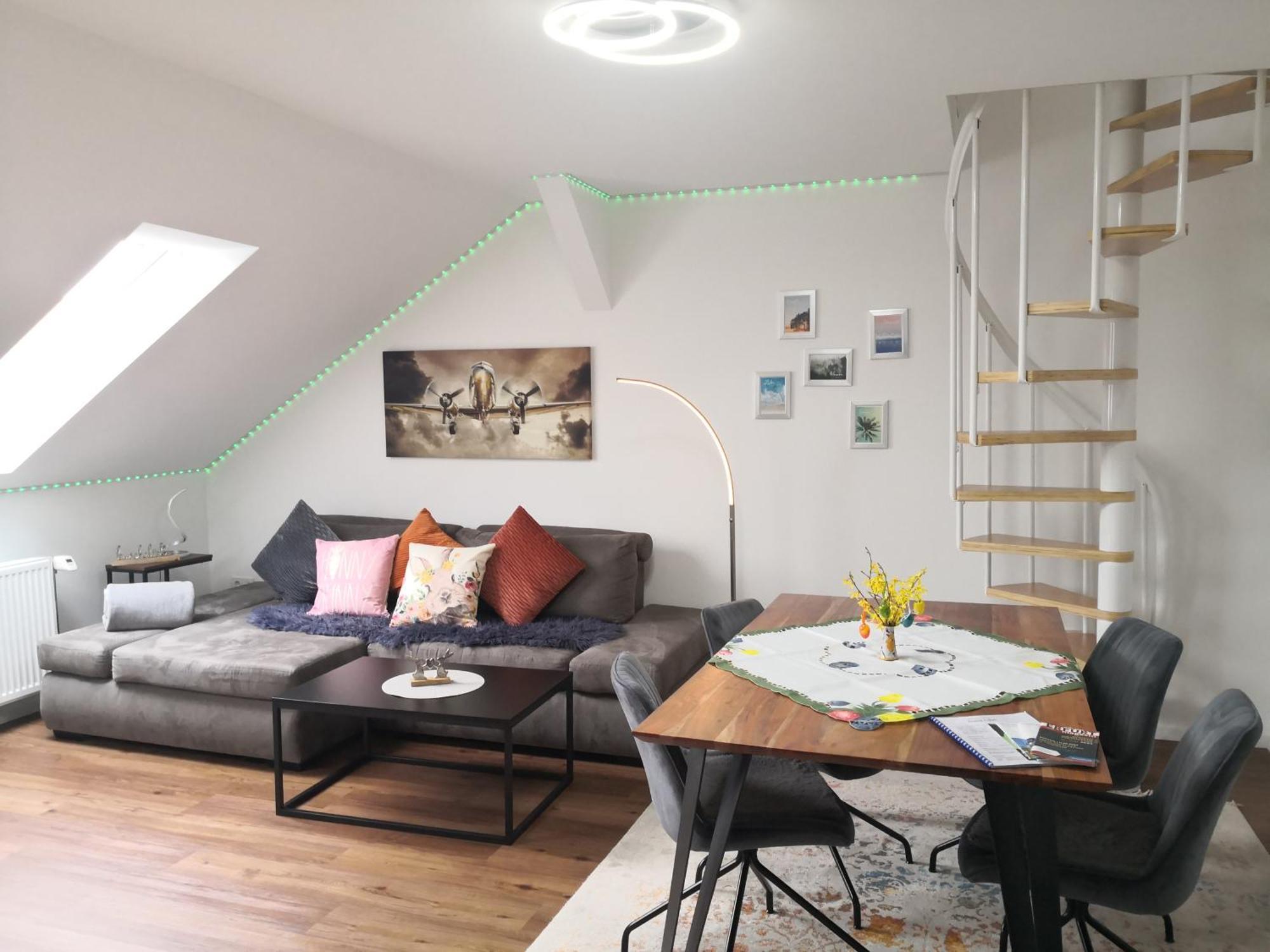 Auszeit2 Erfurt - Stilvolle Dachwohnung Mit Parkplatz - Zentrumsnah Dış mekan fotoğraf